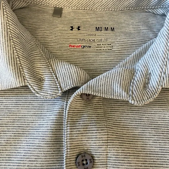 Under Armour Men's Gray Polo Shirt - Picture 4 of 10